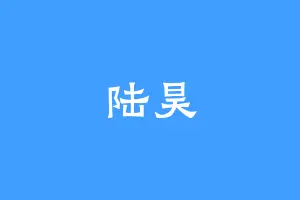 陆昊