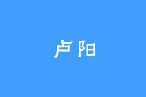 卢阳