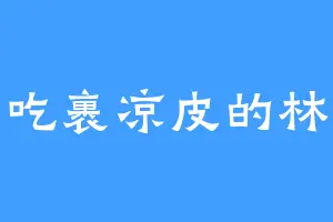 爱吃裹凉皮的林氏