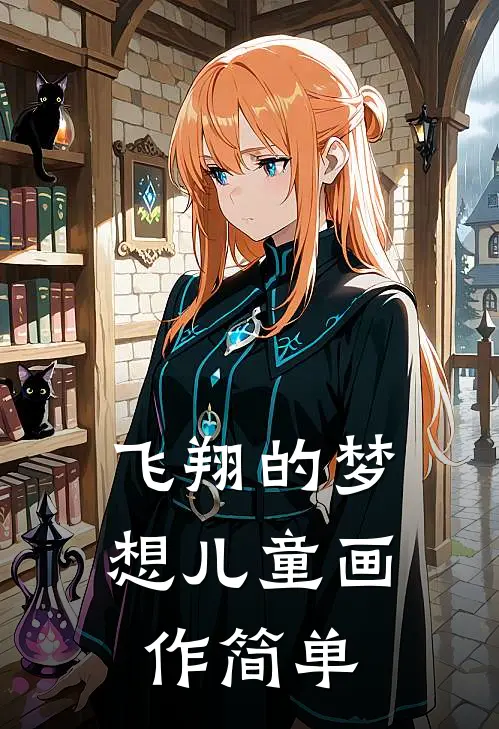 飞翔的梦想儿童画作(简单)