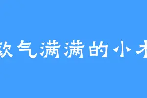 欧气满满的小木