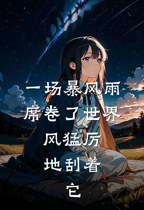 一场暴风雨席卷了世界,风猛厉地刮着,它