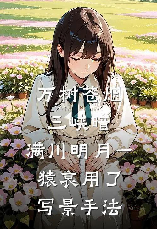 万树苍烟三峡暗,满川明月一猿哀用了写景手法