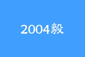 2004毅